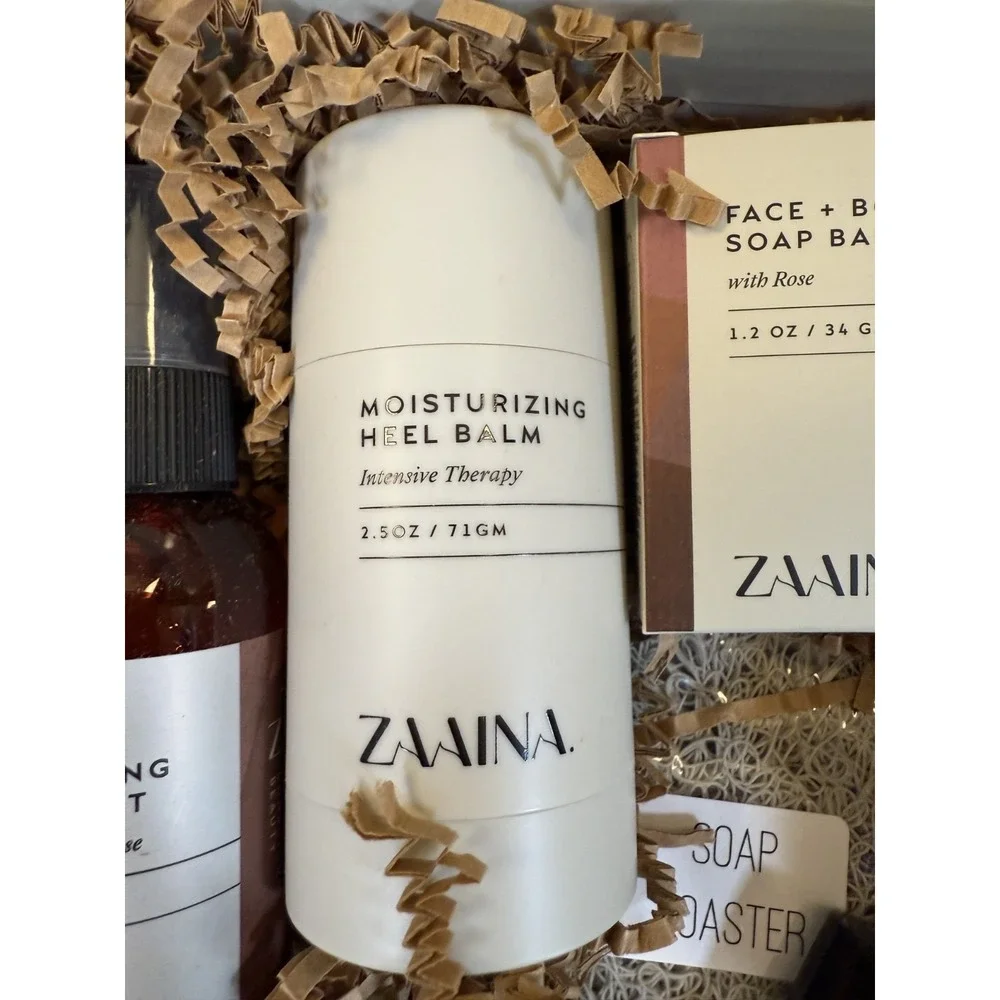 Zaaina Conscious Beauty Birthday Box‎ Soap Face Mist Face Serum Lip Balm New
